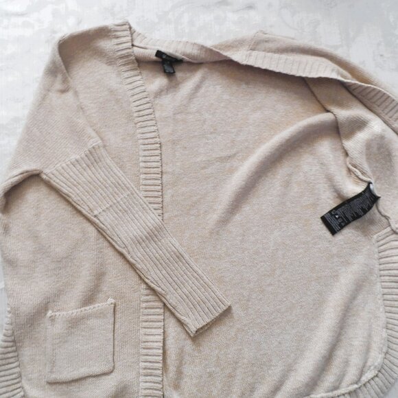 Sweater Knit Cardigan Pockets Cozy Soft - Picture 8 of 9